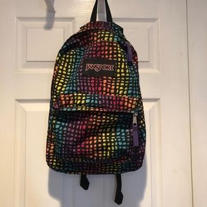 Rainbow JanSport backpack
